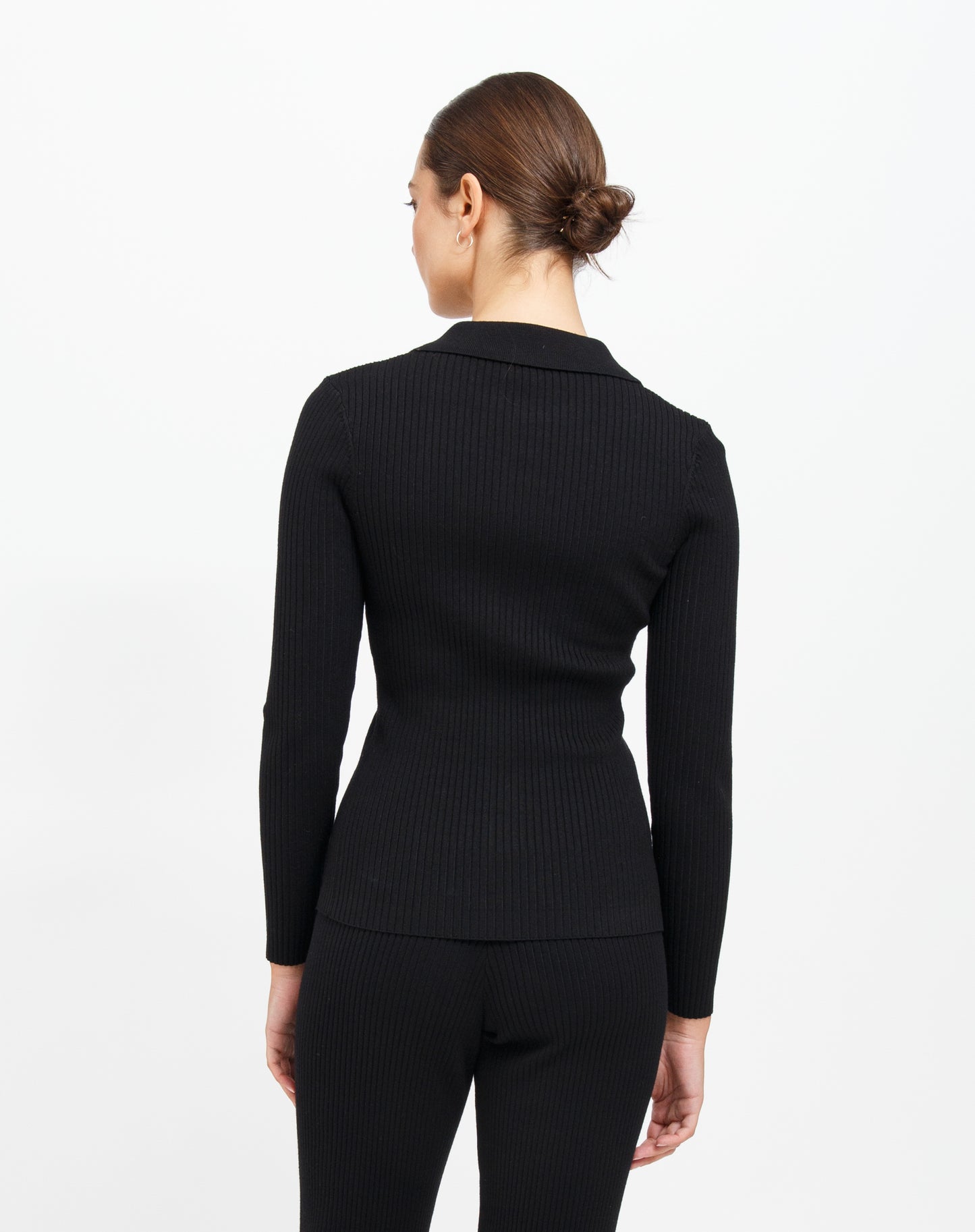 Brunette the Label / Christy Rib Knit Button Up