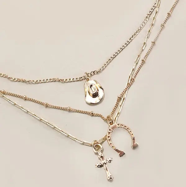 WC / Western Necklace w/ Cross