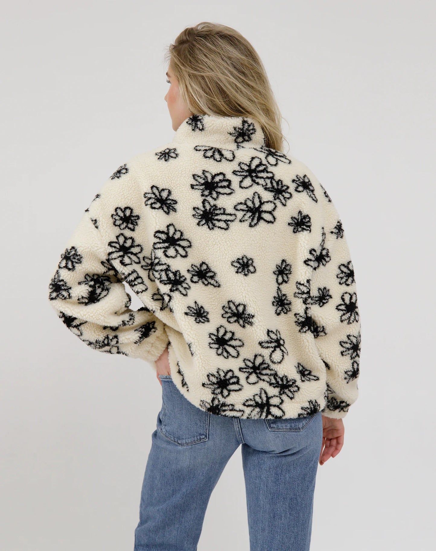 Brunette the Label / Floral Sherpa