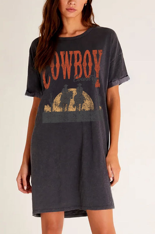 WC Cowboy Country Tee Shirt Dress