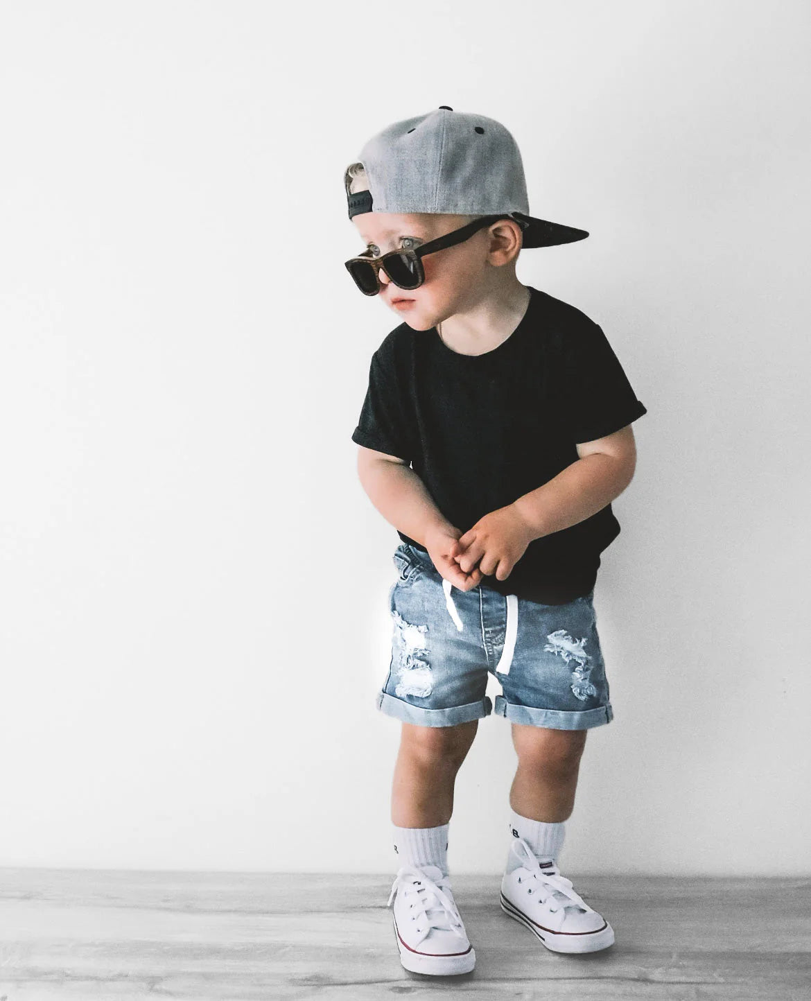 Little Bipsy / Distressed Denim Short