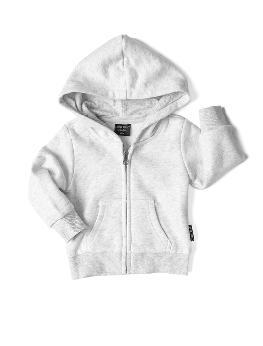 Little Bipsy / Zip Hoodie Grey