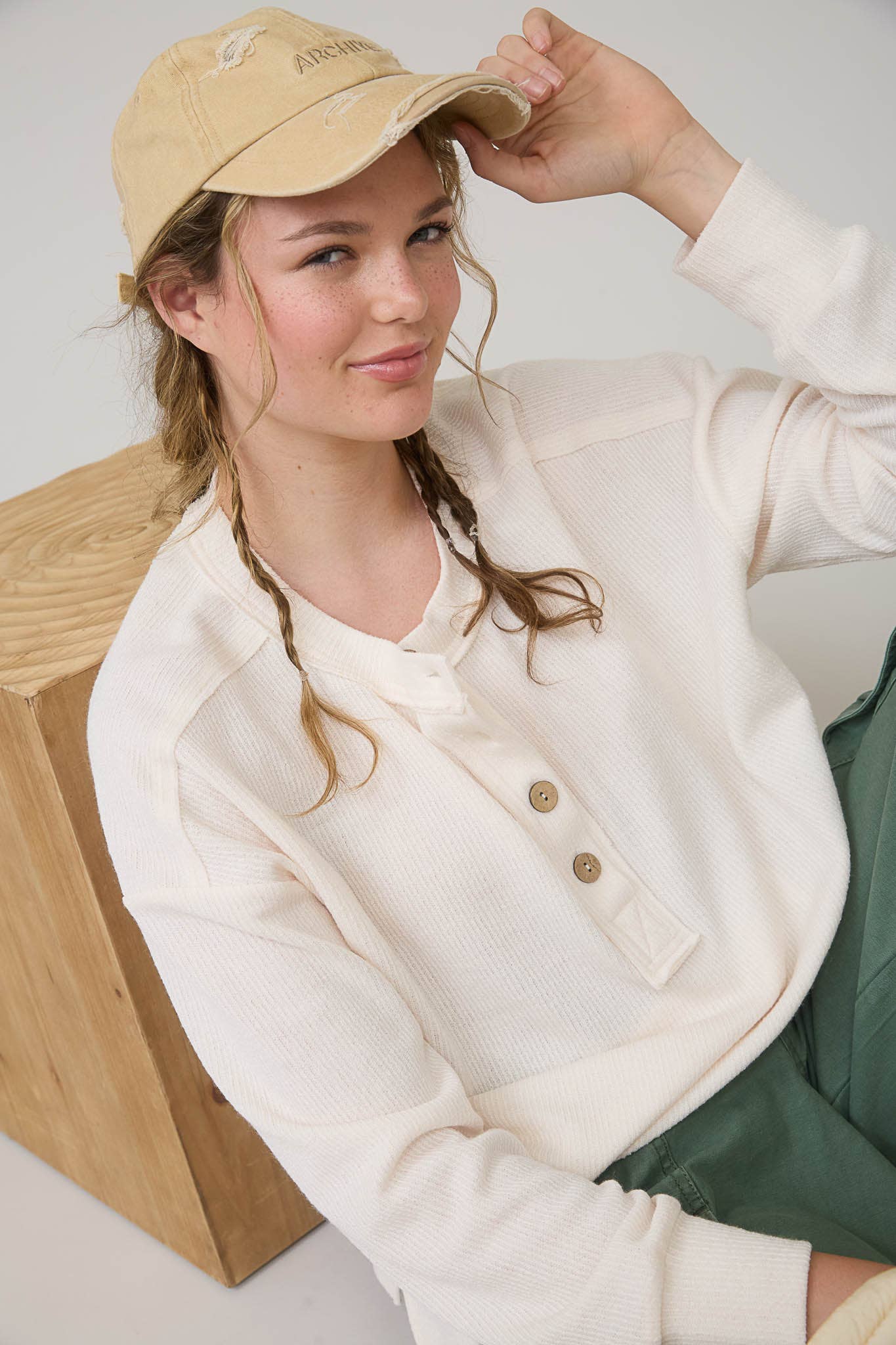 WC / Waffle Knit Long Sleeve