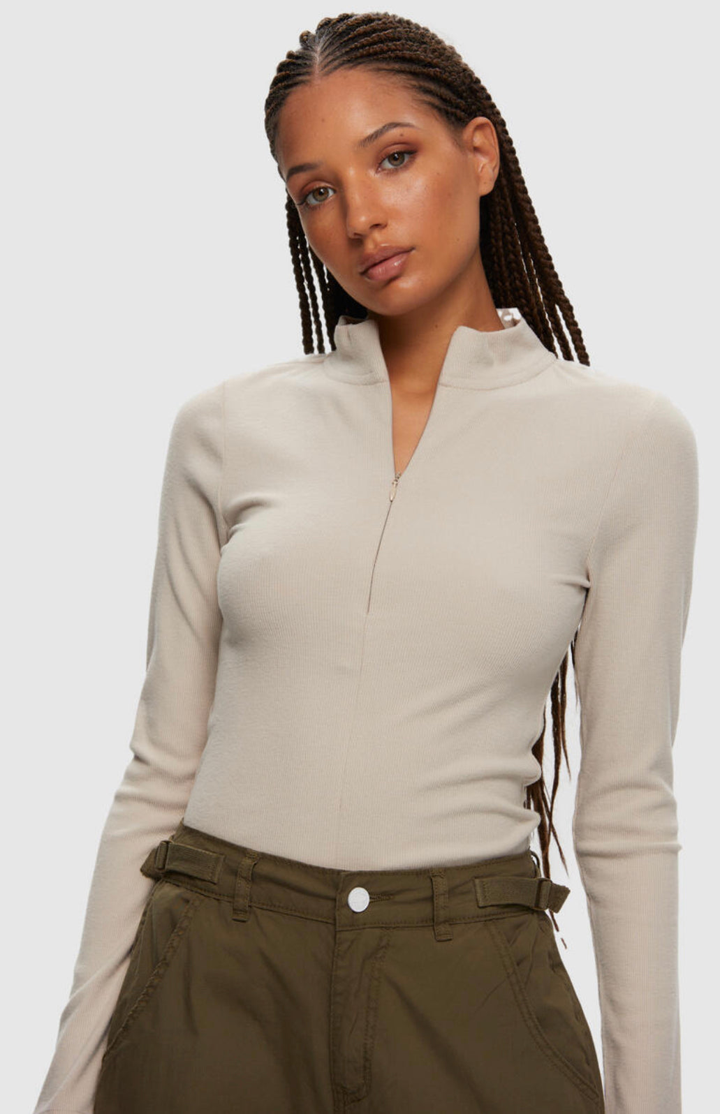 Kuwalla Invisible Zip Long Sleeve