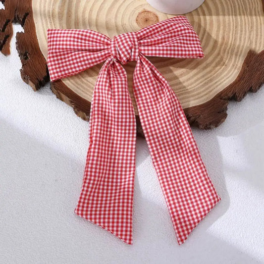 WC / Checkered Hair Bow