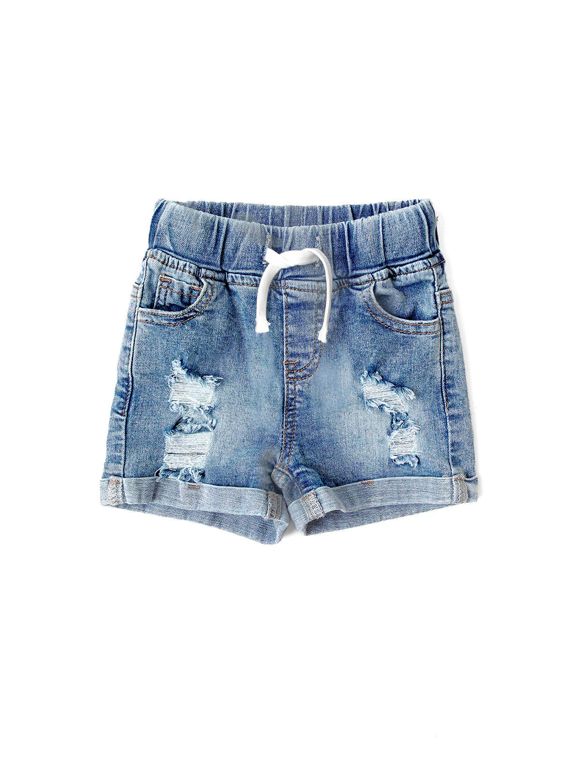 Little Bipsy Distressed Denim Short Wild Clover Clothing