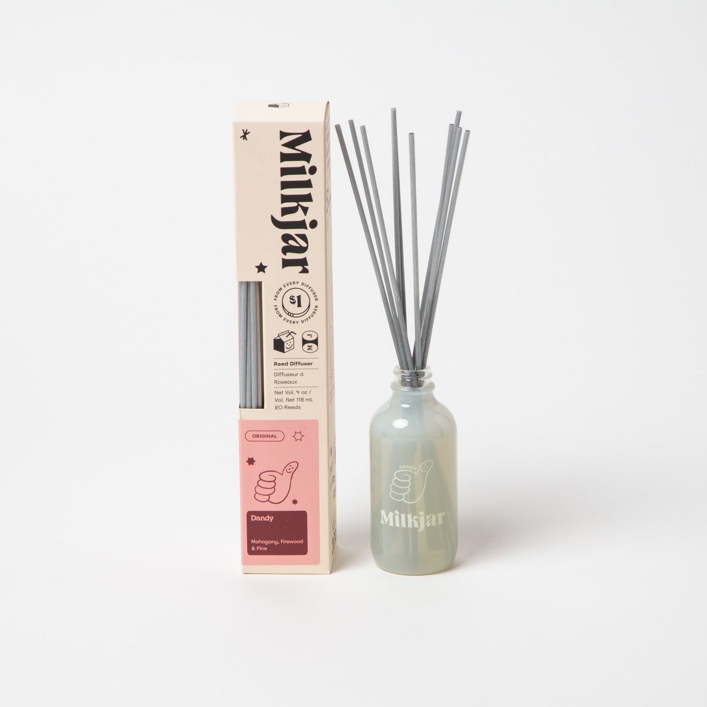 Milk Jar Candle Co / Dandy Diffuser NEW 4 OZ