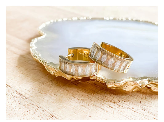 Eliasz & Ella / Toscana Hoops in Gold & Silver