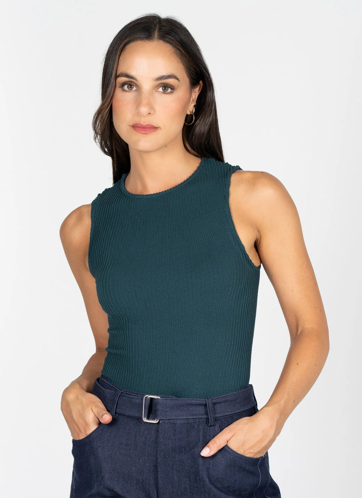 C’est Moi / Seamless Textured Crewneck