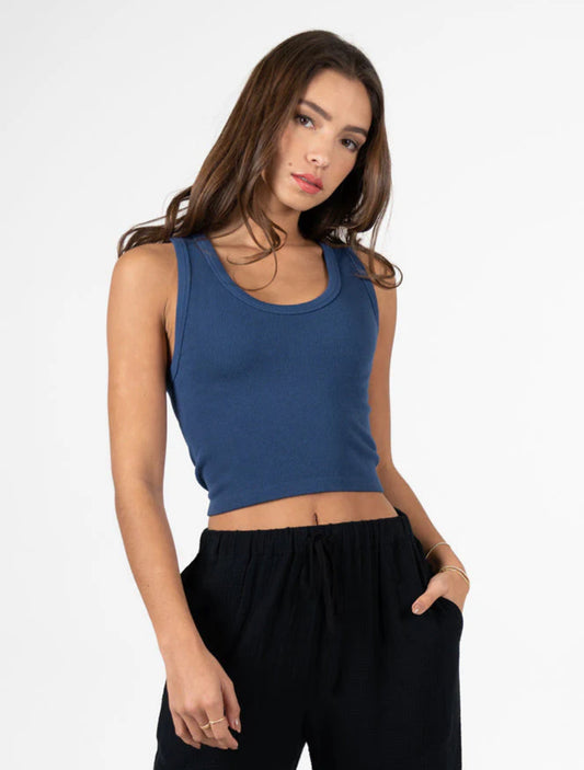 C’est Moi / Bamboo Rib Scoop Neck Tank (One Size / 3 Colors)