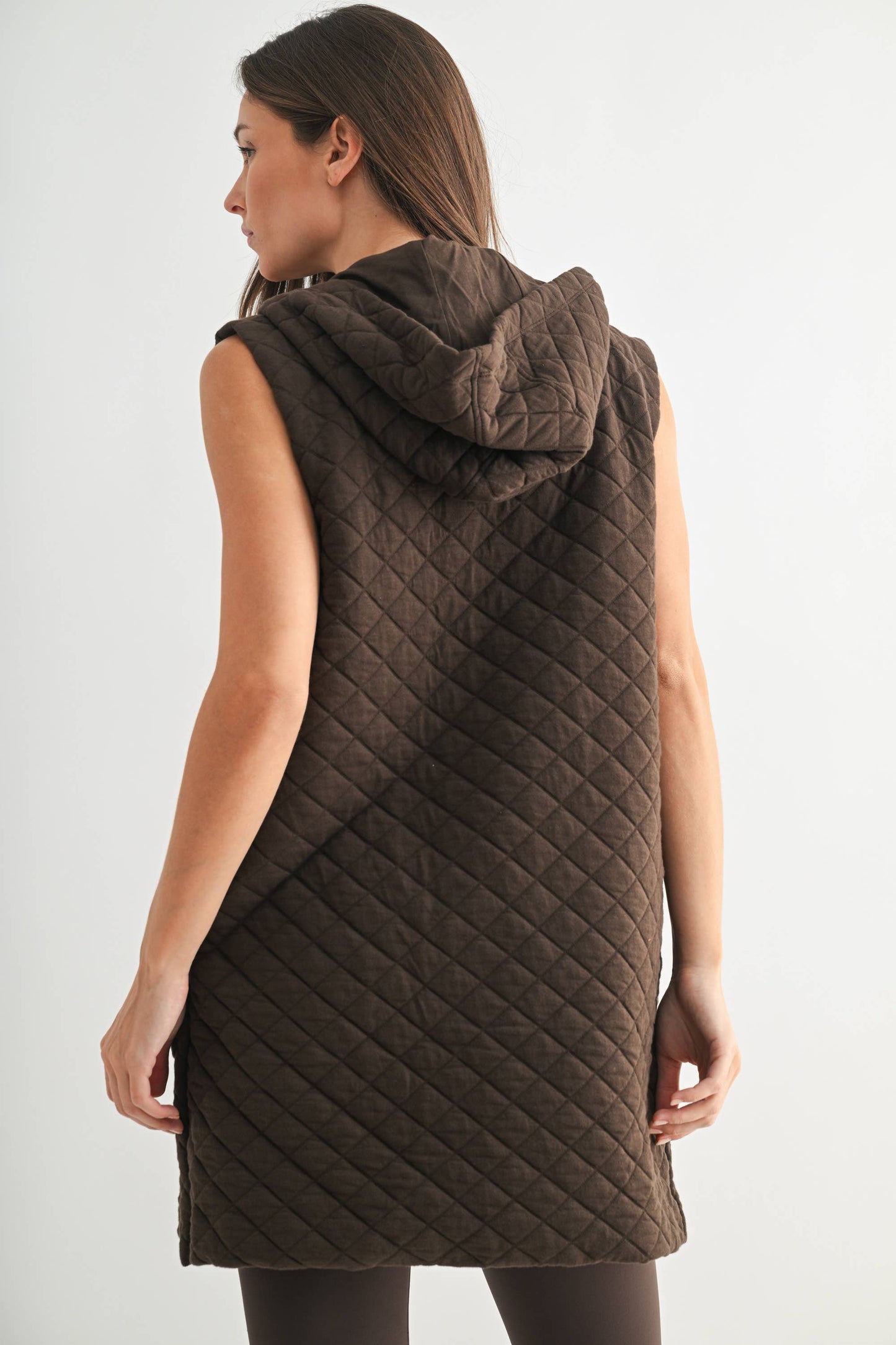 WC / Longline Quilted Vest