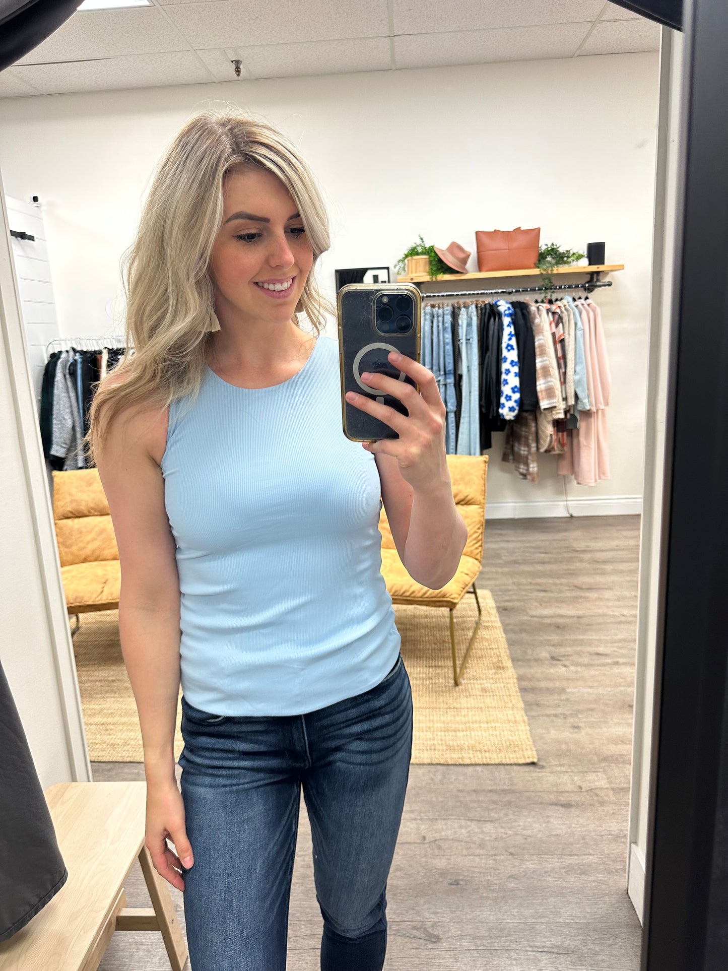 Second Skin / Maria Ribbed Tank (2 Colors)