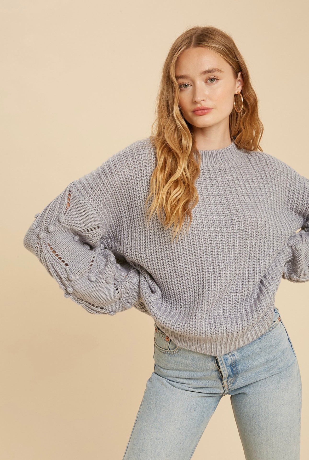 WC Pom Knitted Sweater