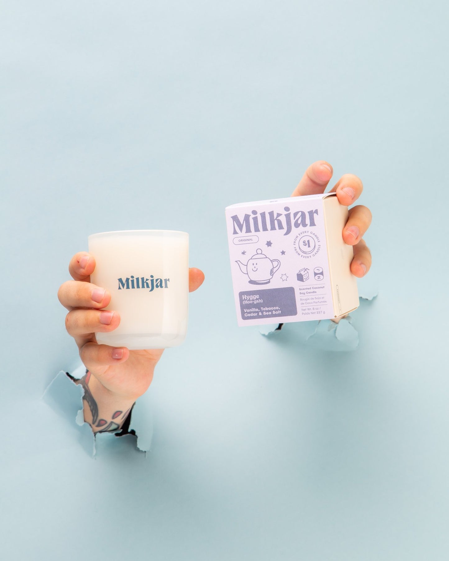 Milk Jar / Hygge Candle