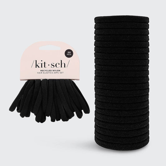 Kitsch / Nylon Elastics 20pc set - Black