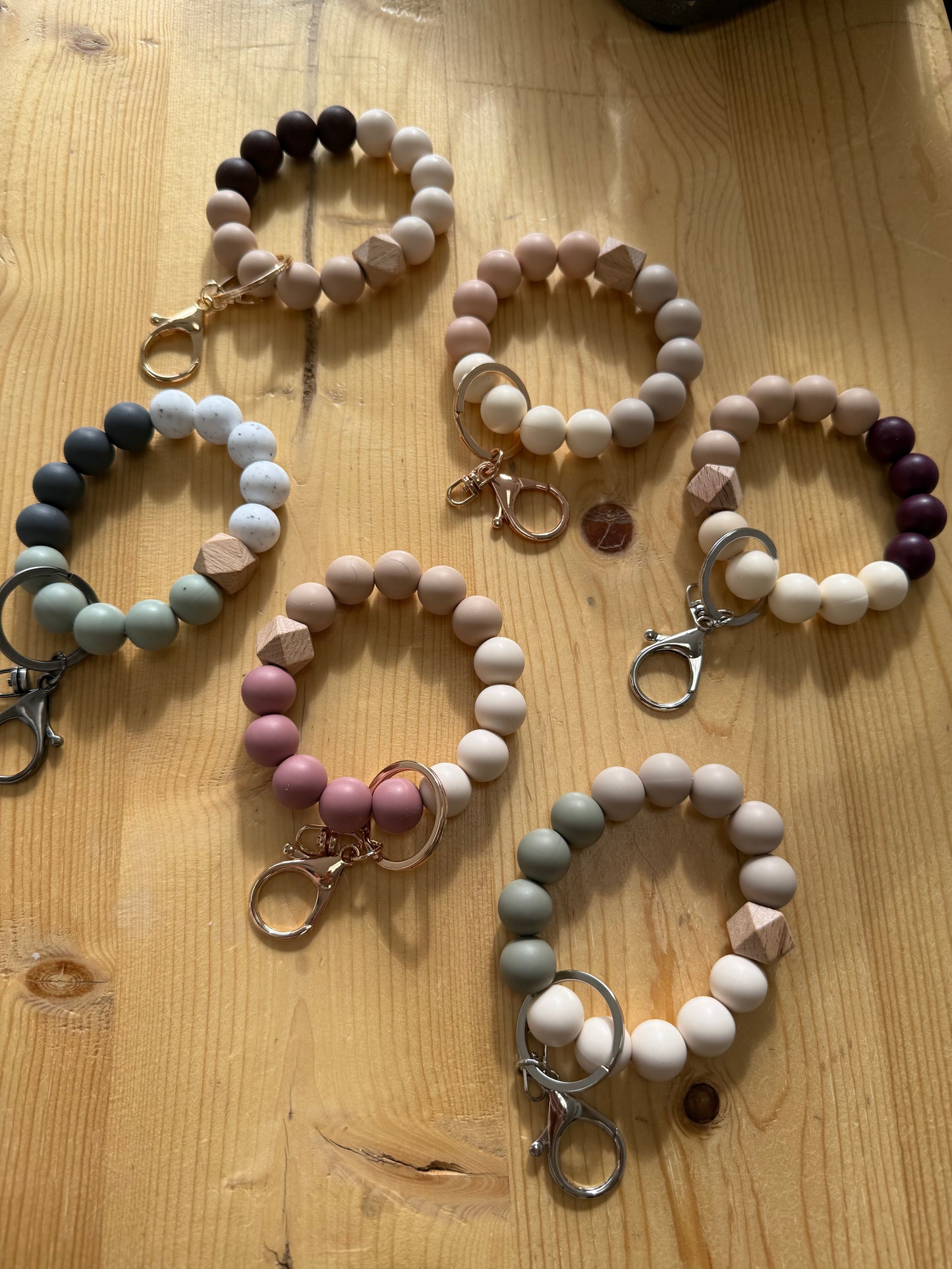 Sweet pea & ash / keychain bracelets (3 styles)