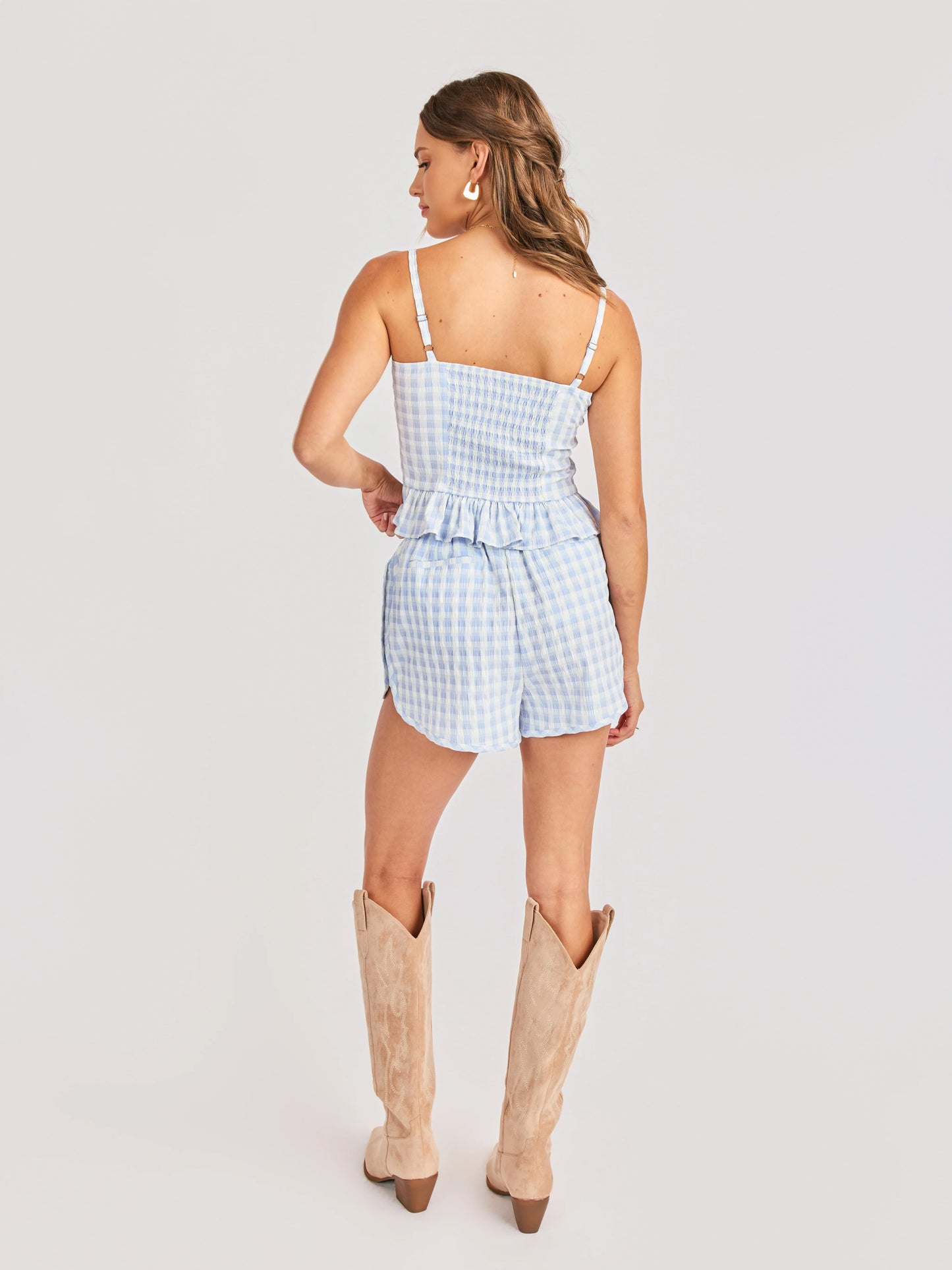 Sadie & Sage / Starlet Gingham Top