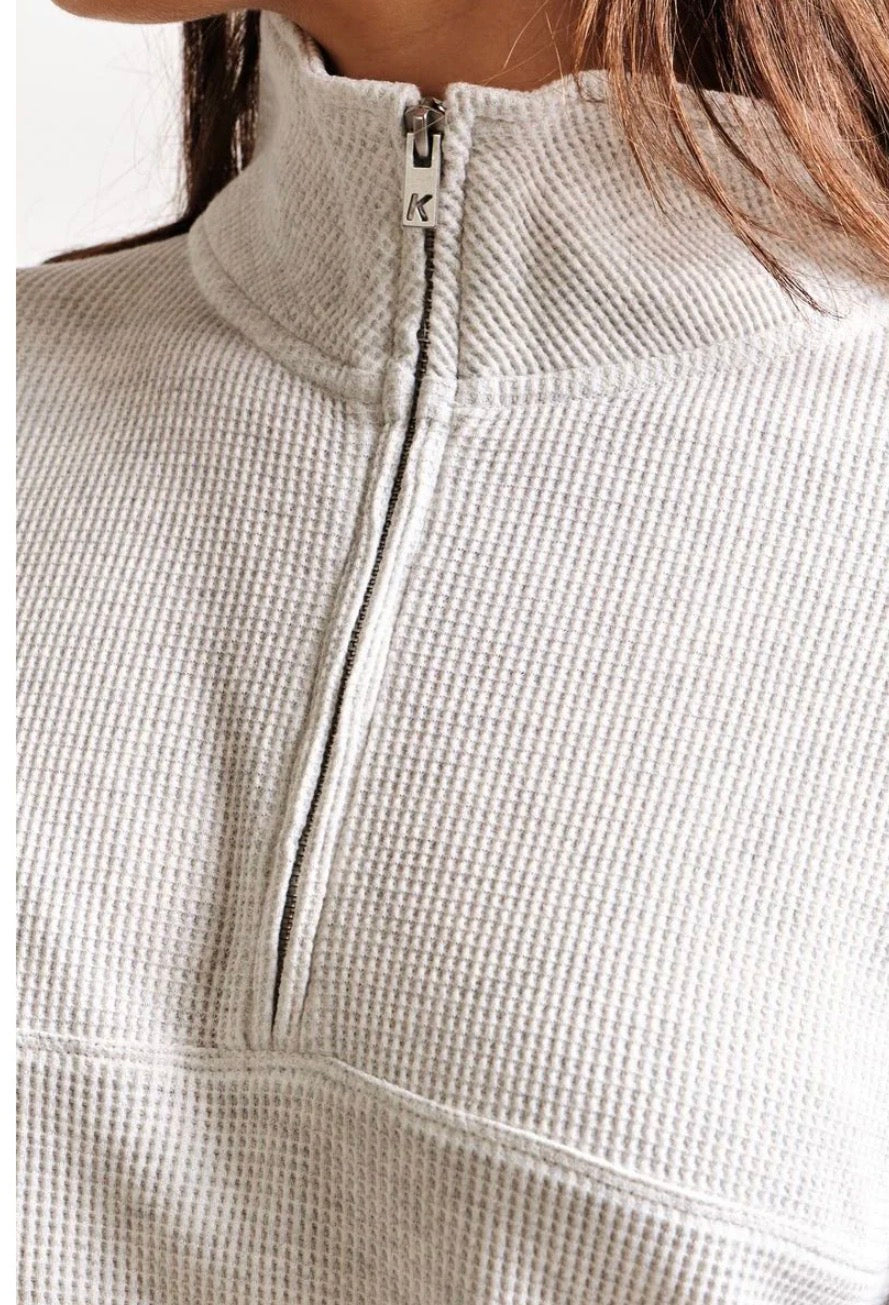 Kuwalla / Bailey Waffle Zipup (2 colors)