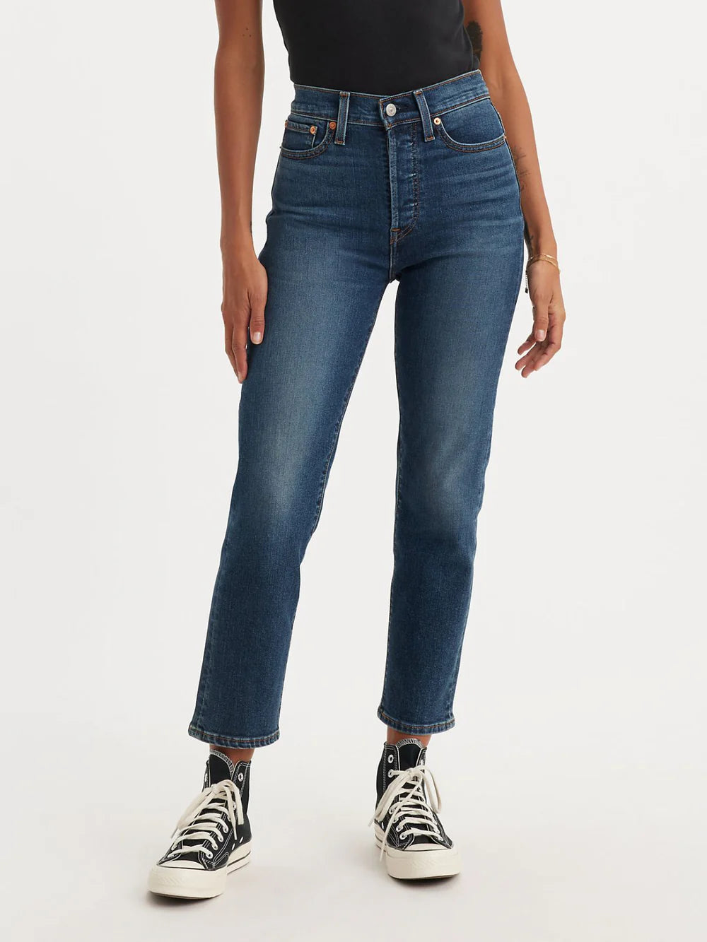 Levi’s / WEDGIE STRAIGHT INDIGO HERE WE GO