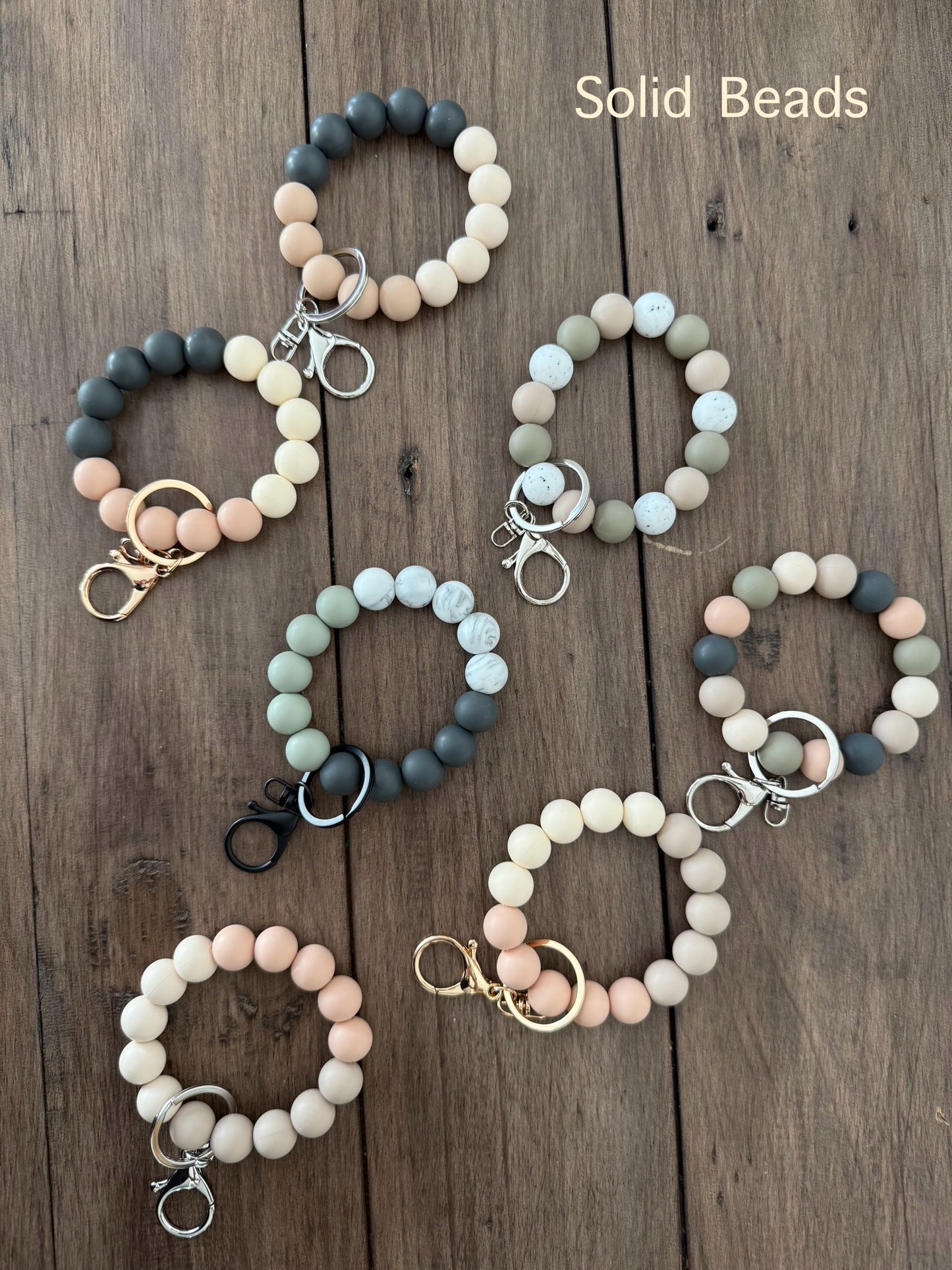 Sweet Pea & Ash / Key Ring Bracelets
