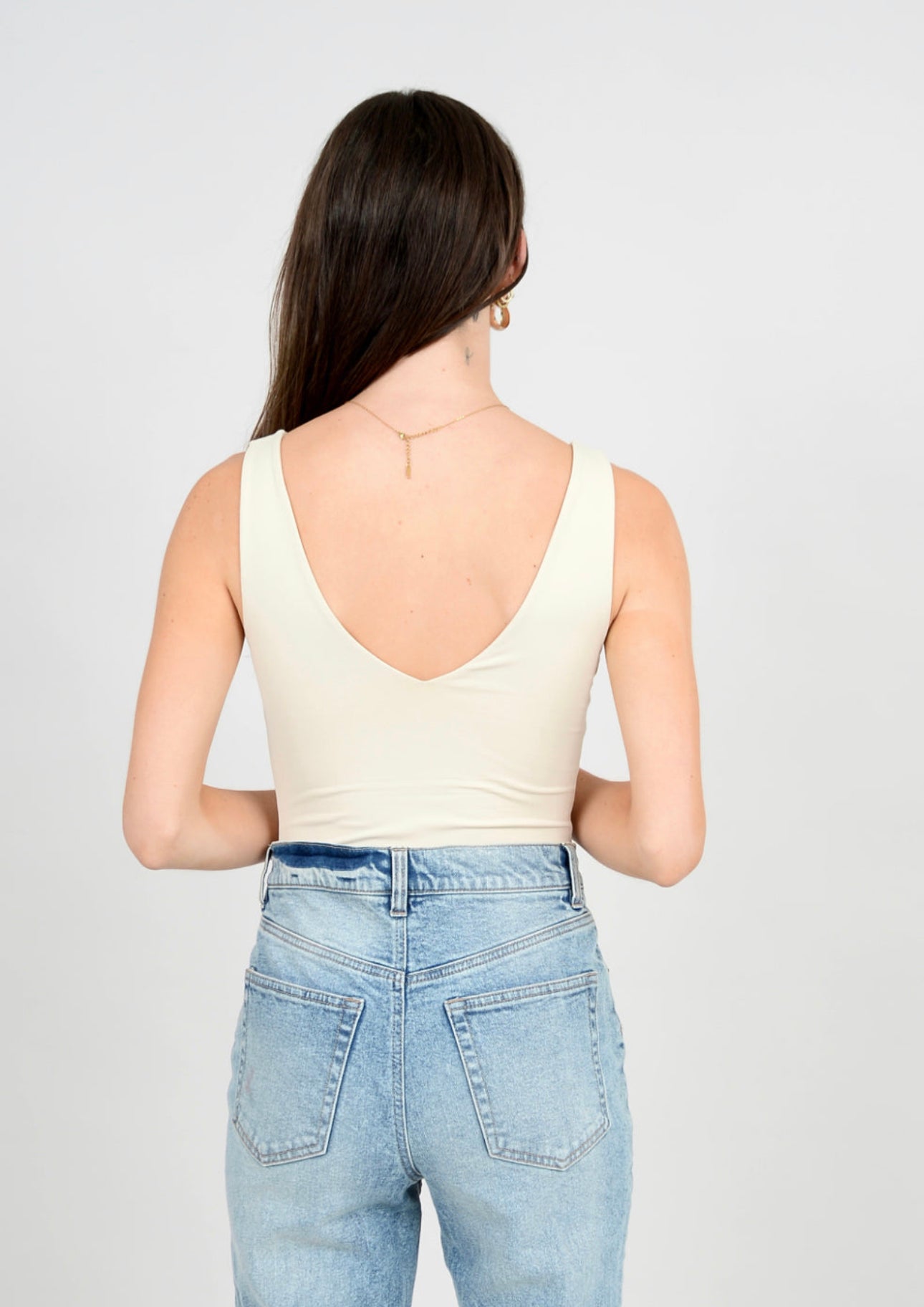 SECOND SKIN / Valentina V-Neck Bodysuit (3 Colors)