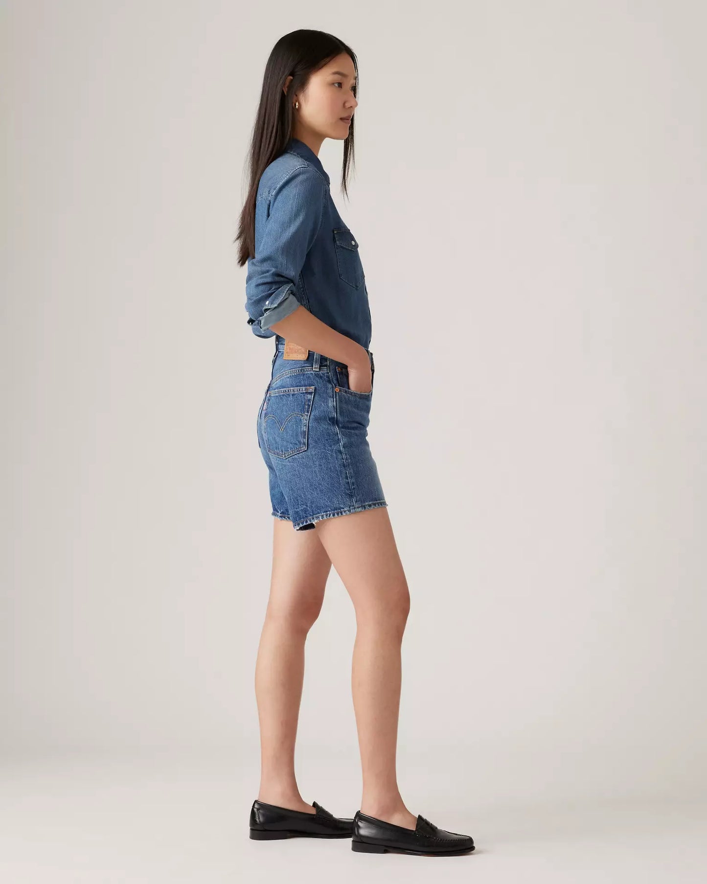 Levi’s / 501 Mid Thigh Short - Blue Beauty (30,31)