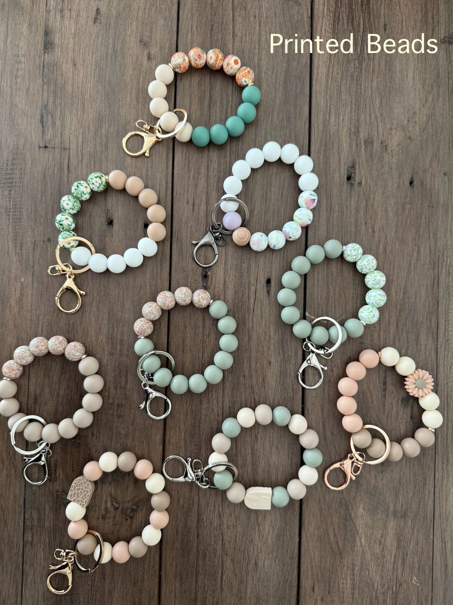 Sweet Pea & Ash / Key Ring Bracelets