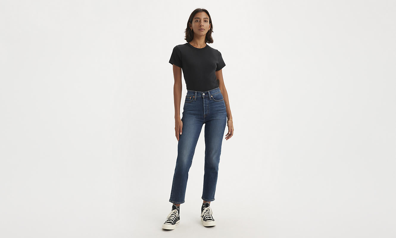 Levi’s / WEDGIE STRAIGHT INDIGO HERE WE GO