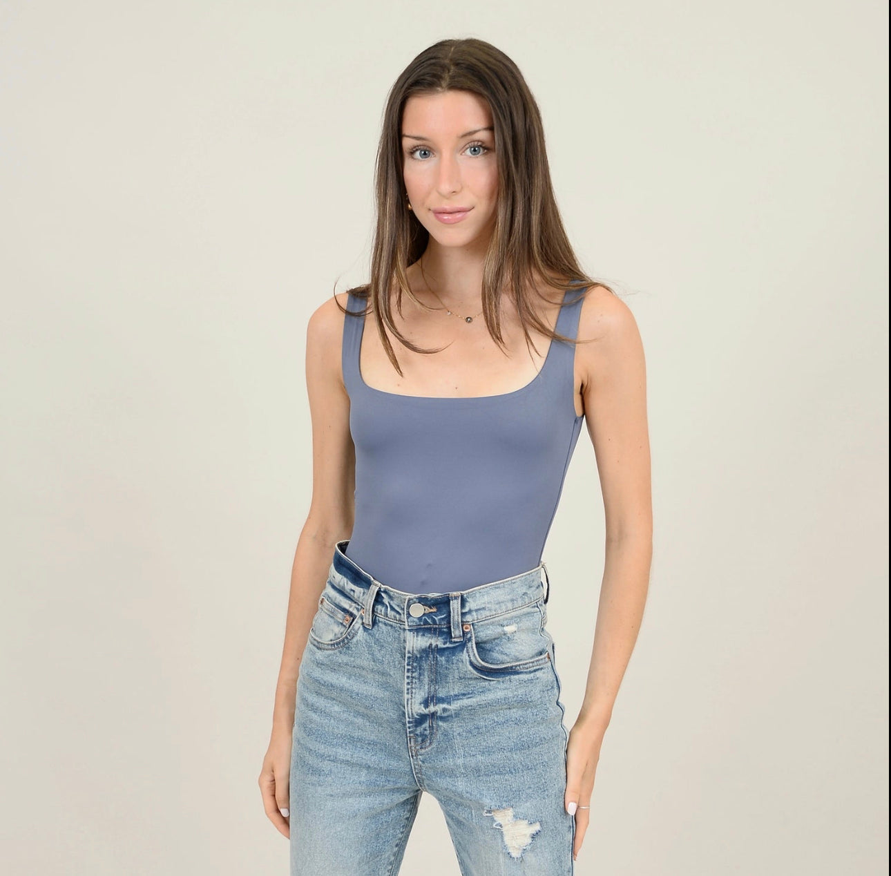 SECOND SKIN Tia Uneck Bodysuit (4 Colors)