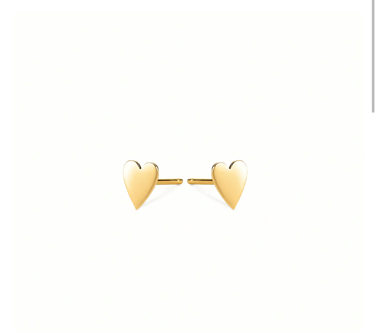eLiasz & eLLa / Petite Heart Studs (Gold & Silver