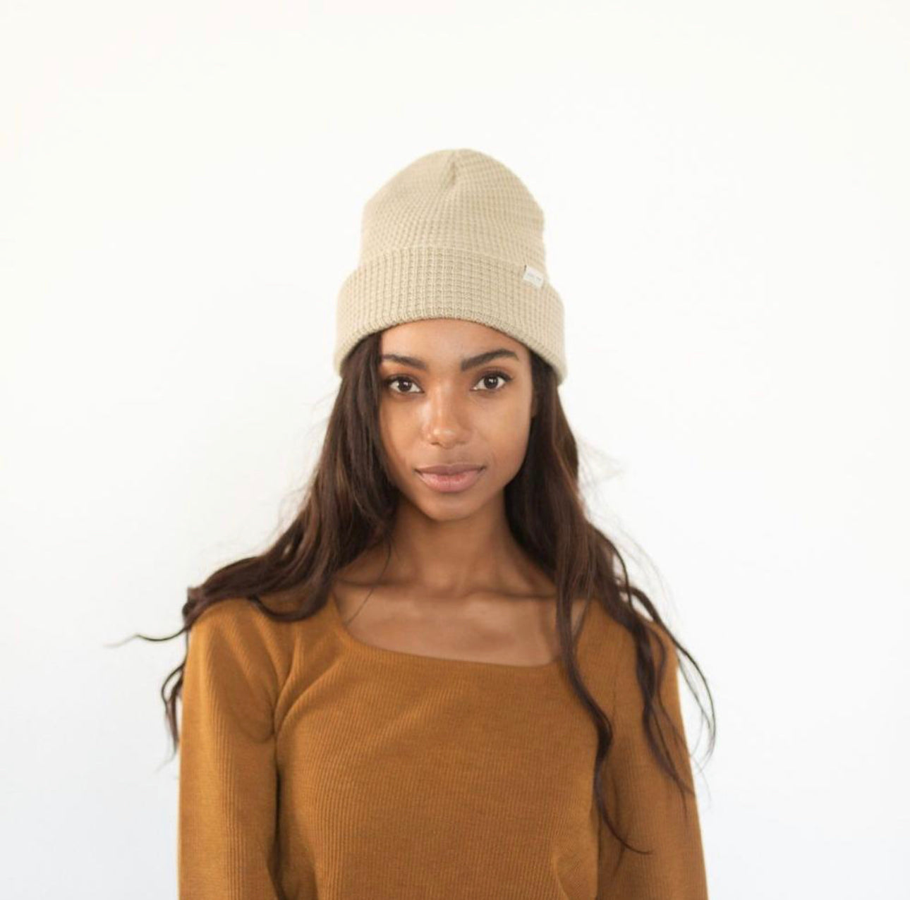 Gigi Pip / Marsh Waffle Knit Beanie (4 Colors)
