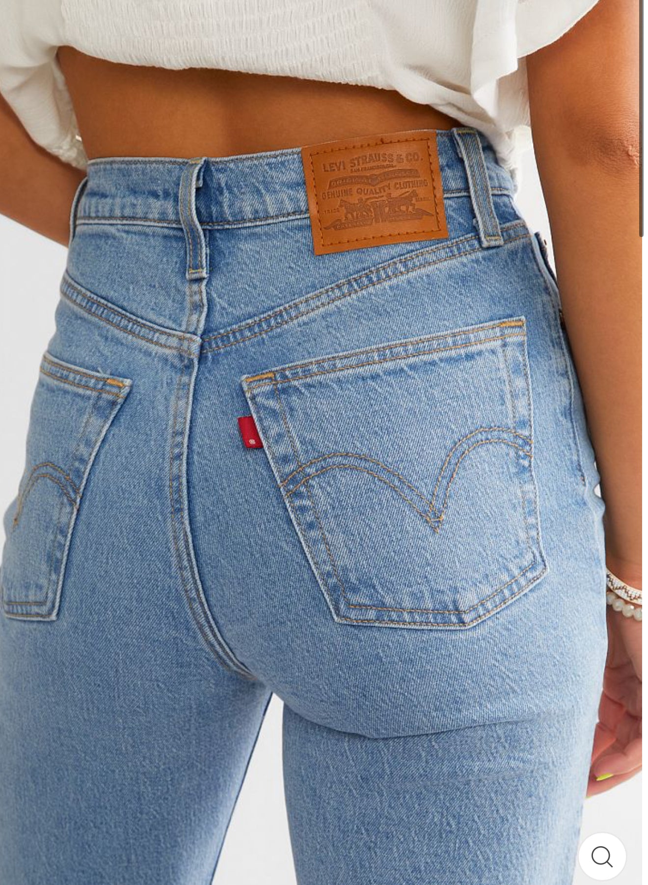 Levi’s / RIBCAGE FULL LENGTH SAMBA TANGO LIGHT