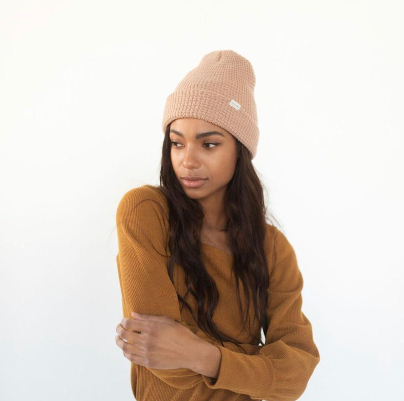 Gigi Pip / Marsh Waffle Knit Beanie (4 Colors)