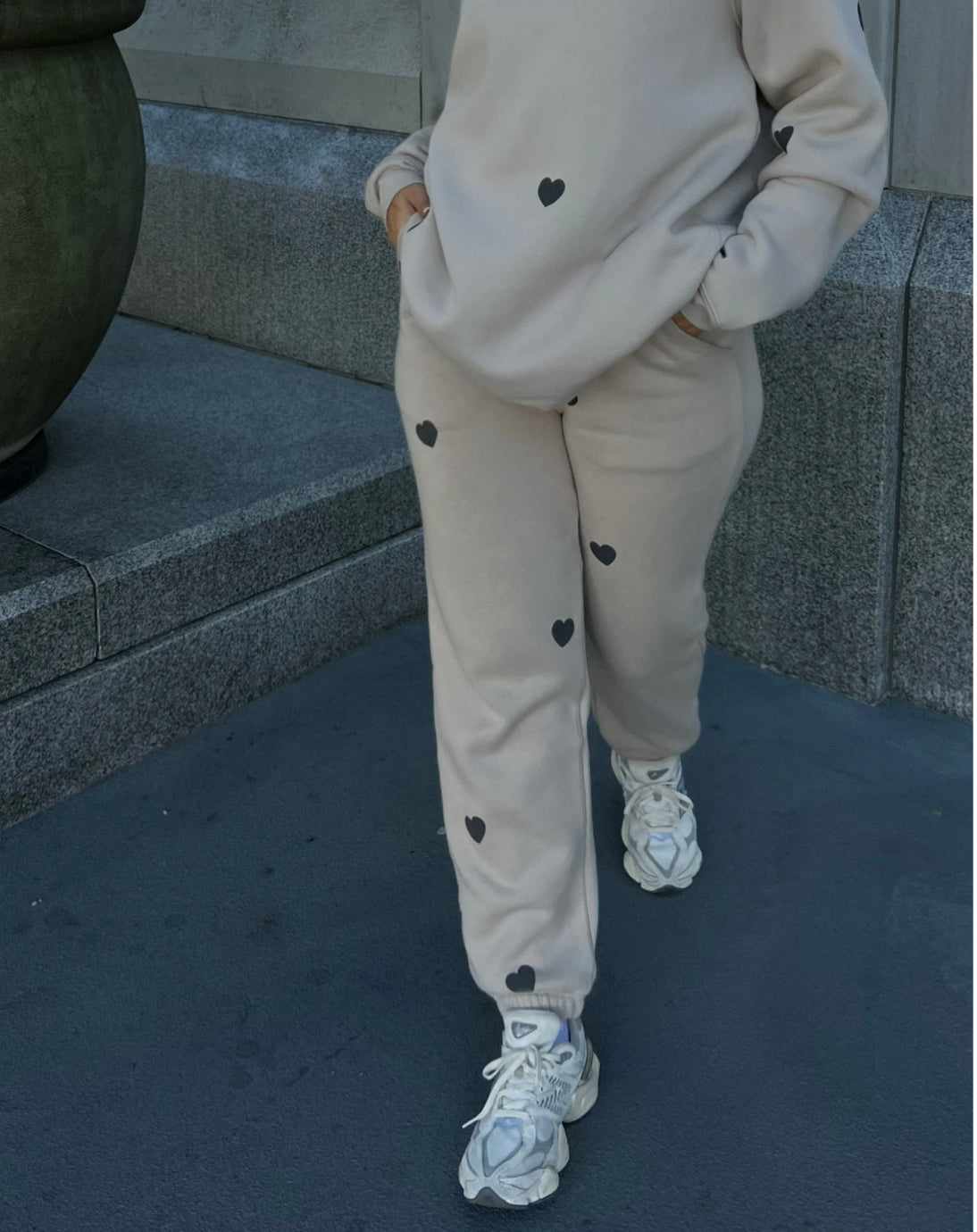 Brunette the Label / All Over Heart Joggers