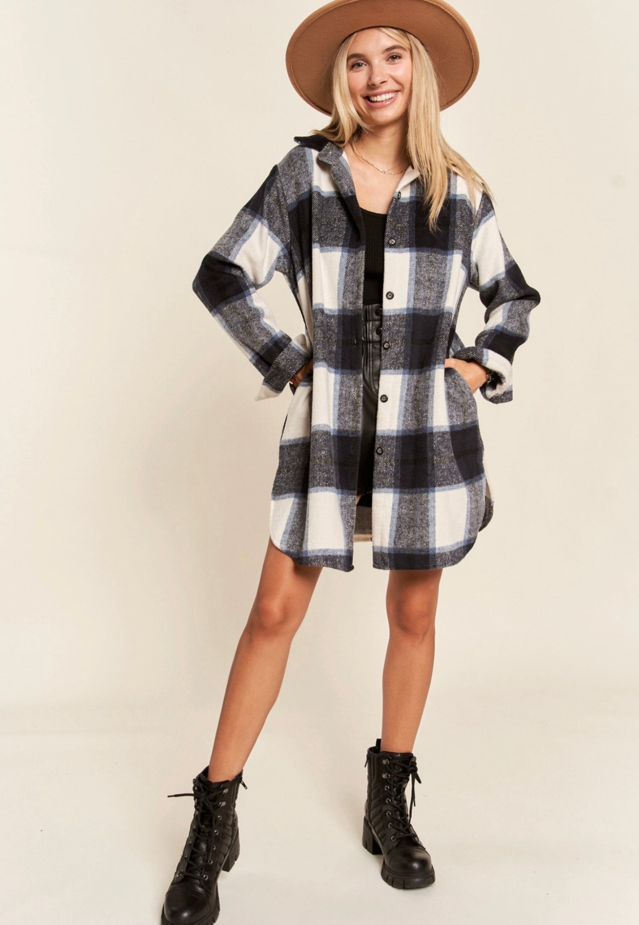 WC Navy Shacket