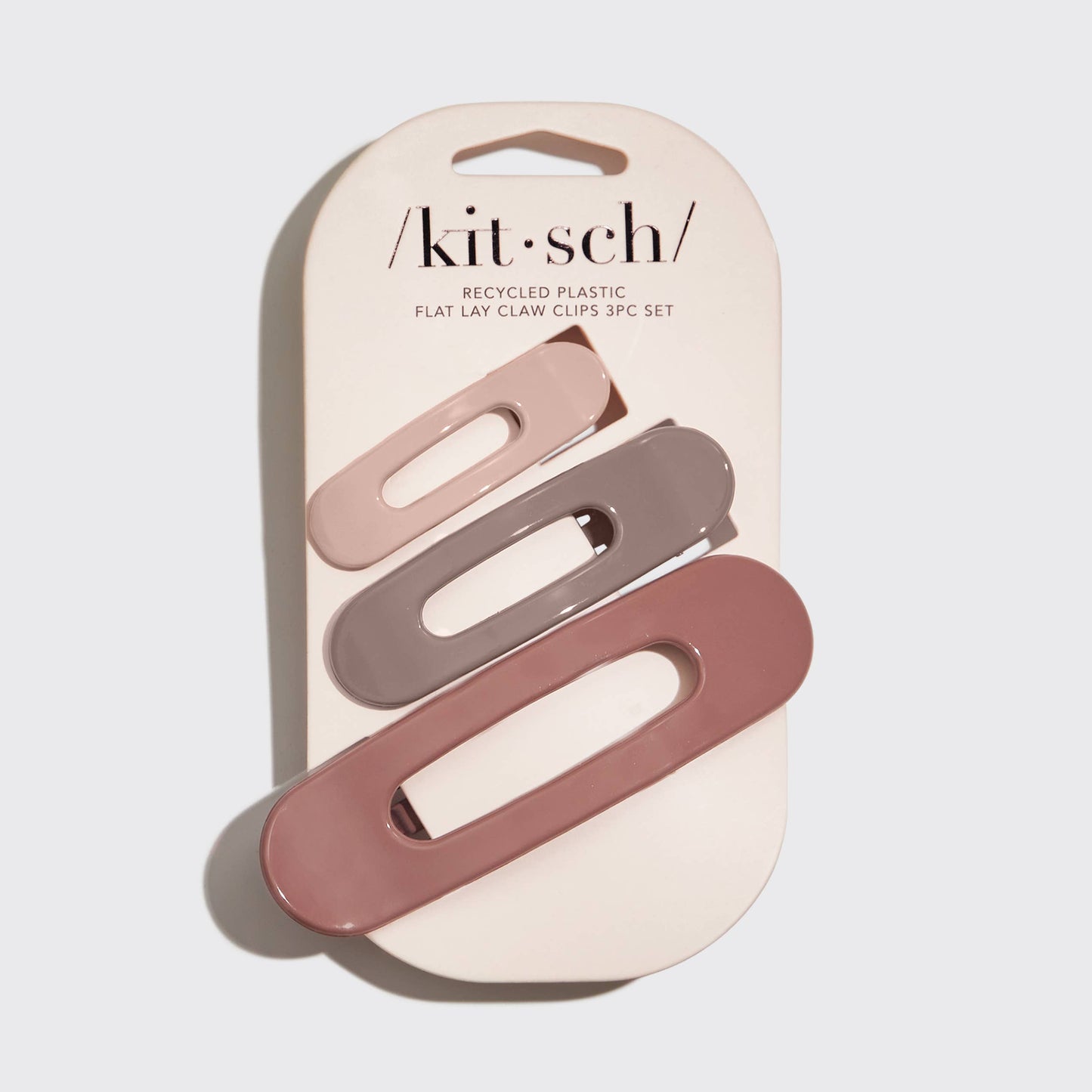 Kitsch / Flat Lay Claw Clip 3pc Flat