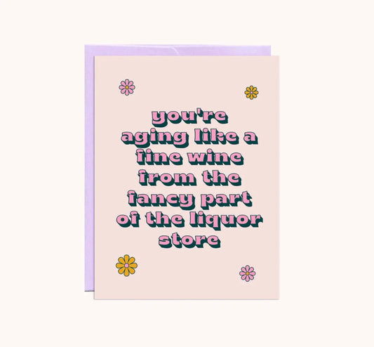 Fine Wine Birthday / PMP CARD