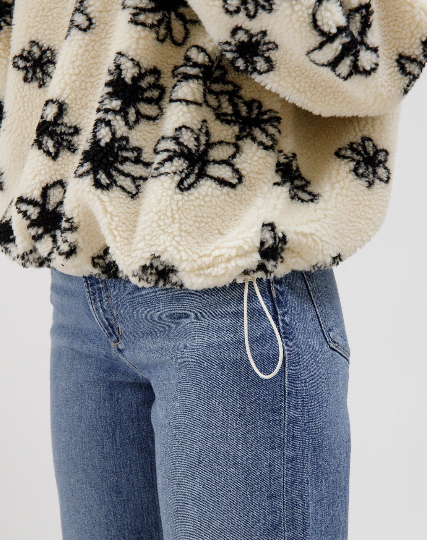 Brunette the Label / Floral Sherpa