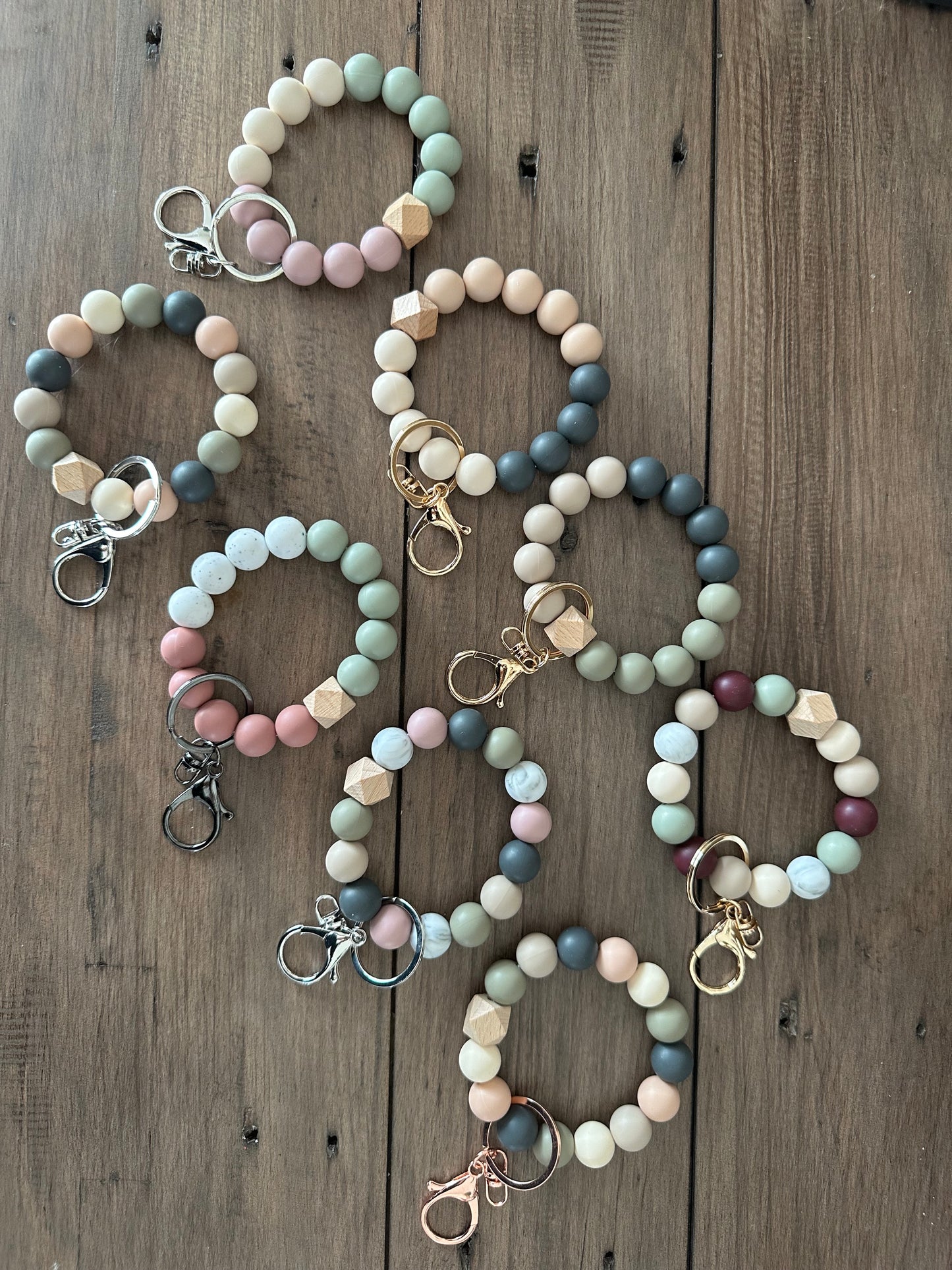 HEXAGON KEYCHAIN BRACLET