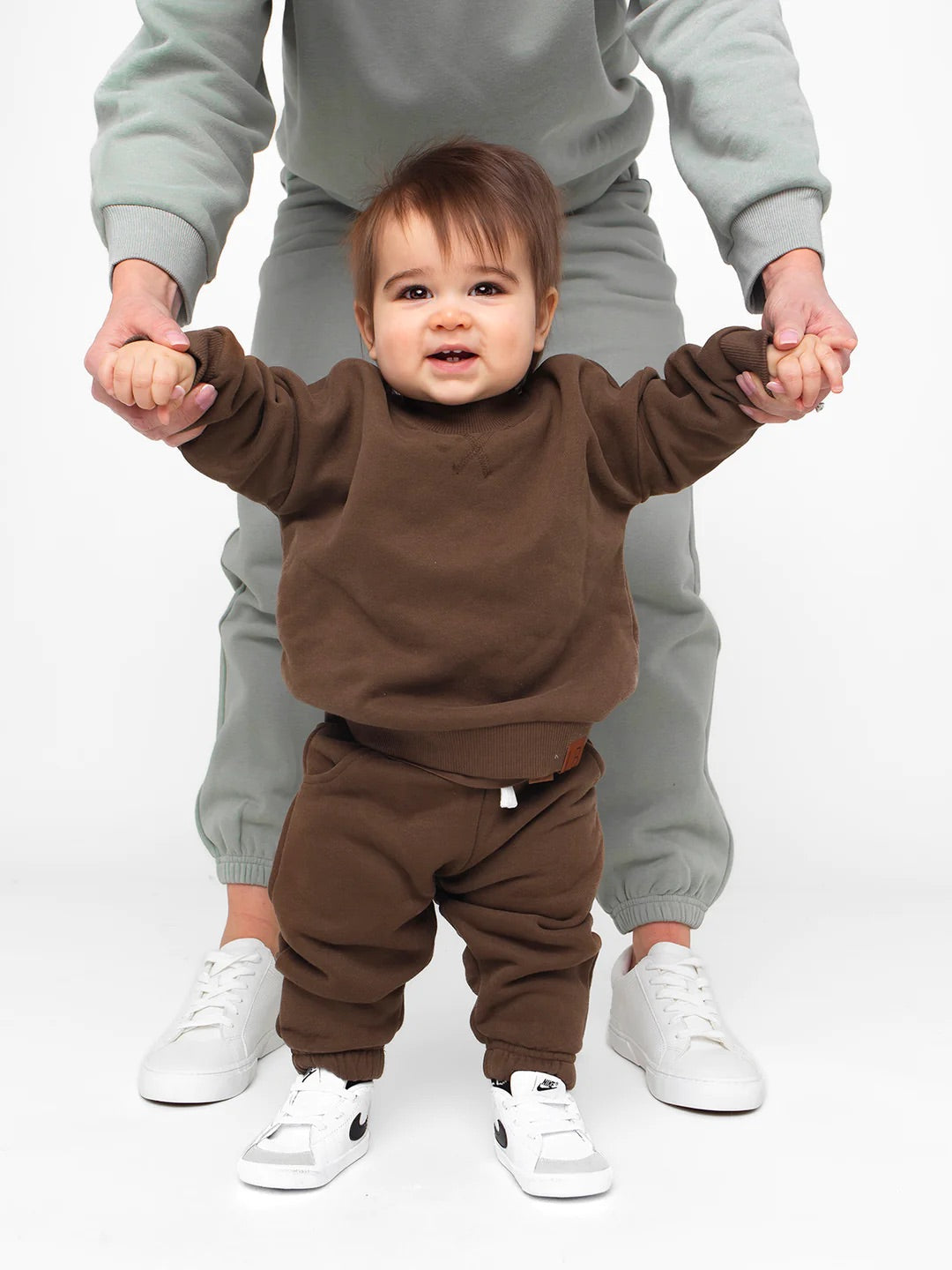 Little Bipsy / Elevated Crewneck Cocoa