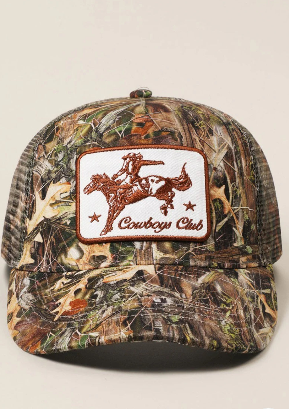 WC / Cowboy Club Camo Trucker Hat