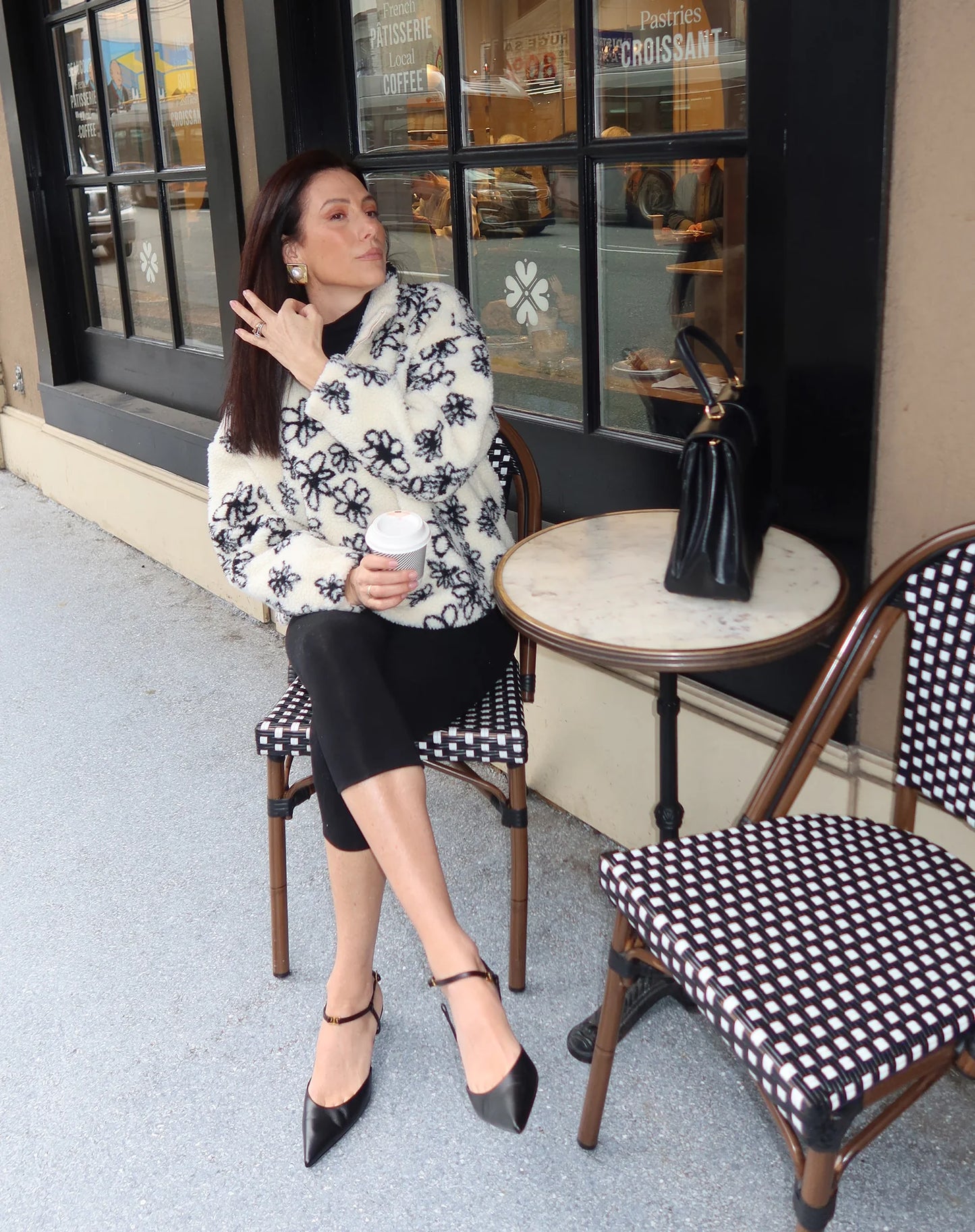 Brunette the Label / Floral Sherpa