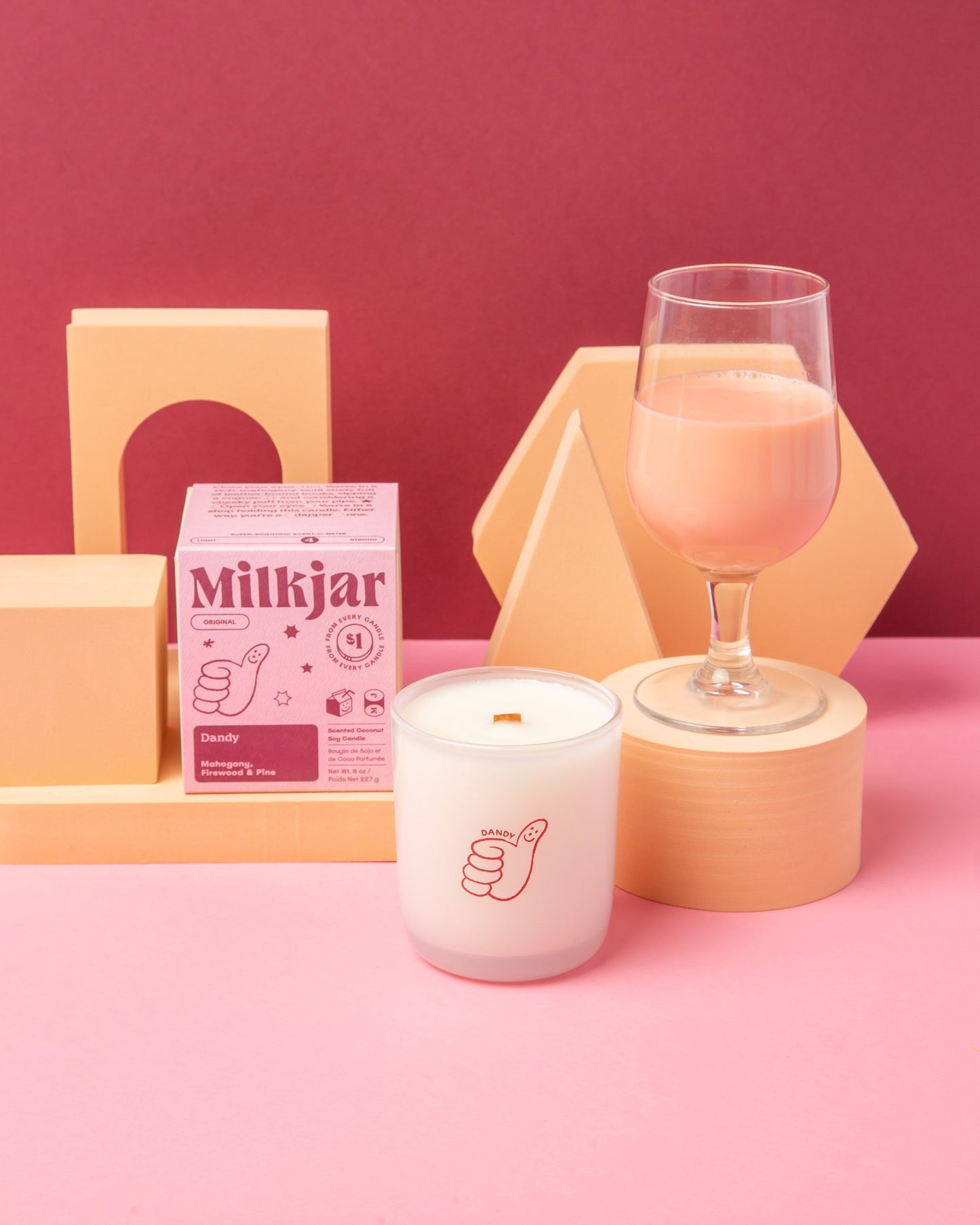 Milk Jar / Dandy Candle