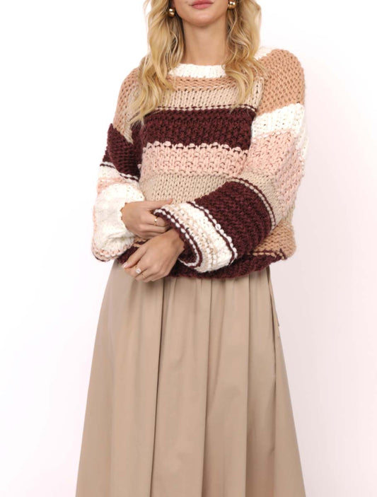 Sadie & Sage / Butter Pecan Chunky Sweater