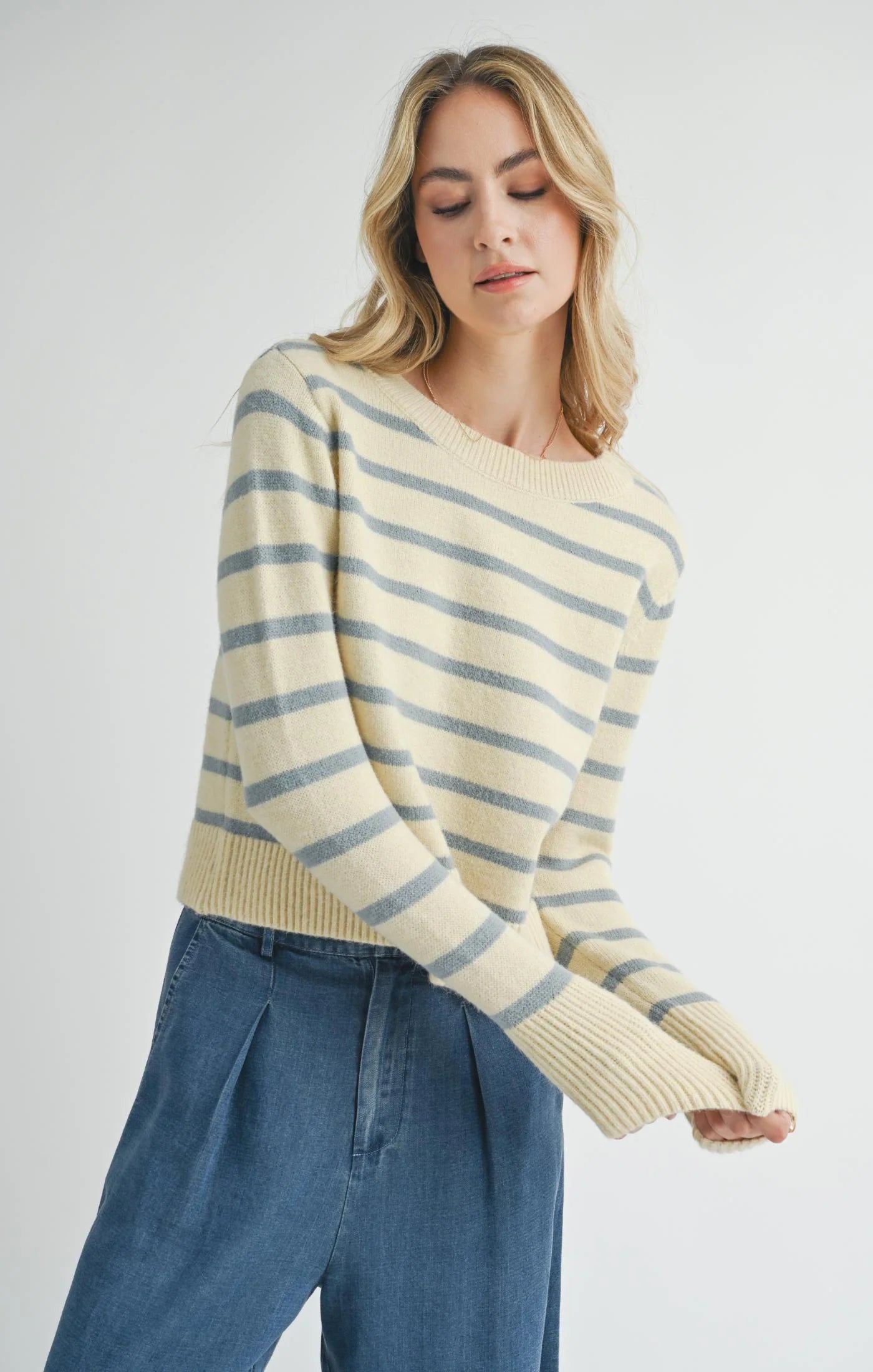 Sadie & Sage / Sheri Striped Sweater