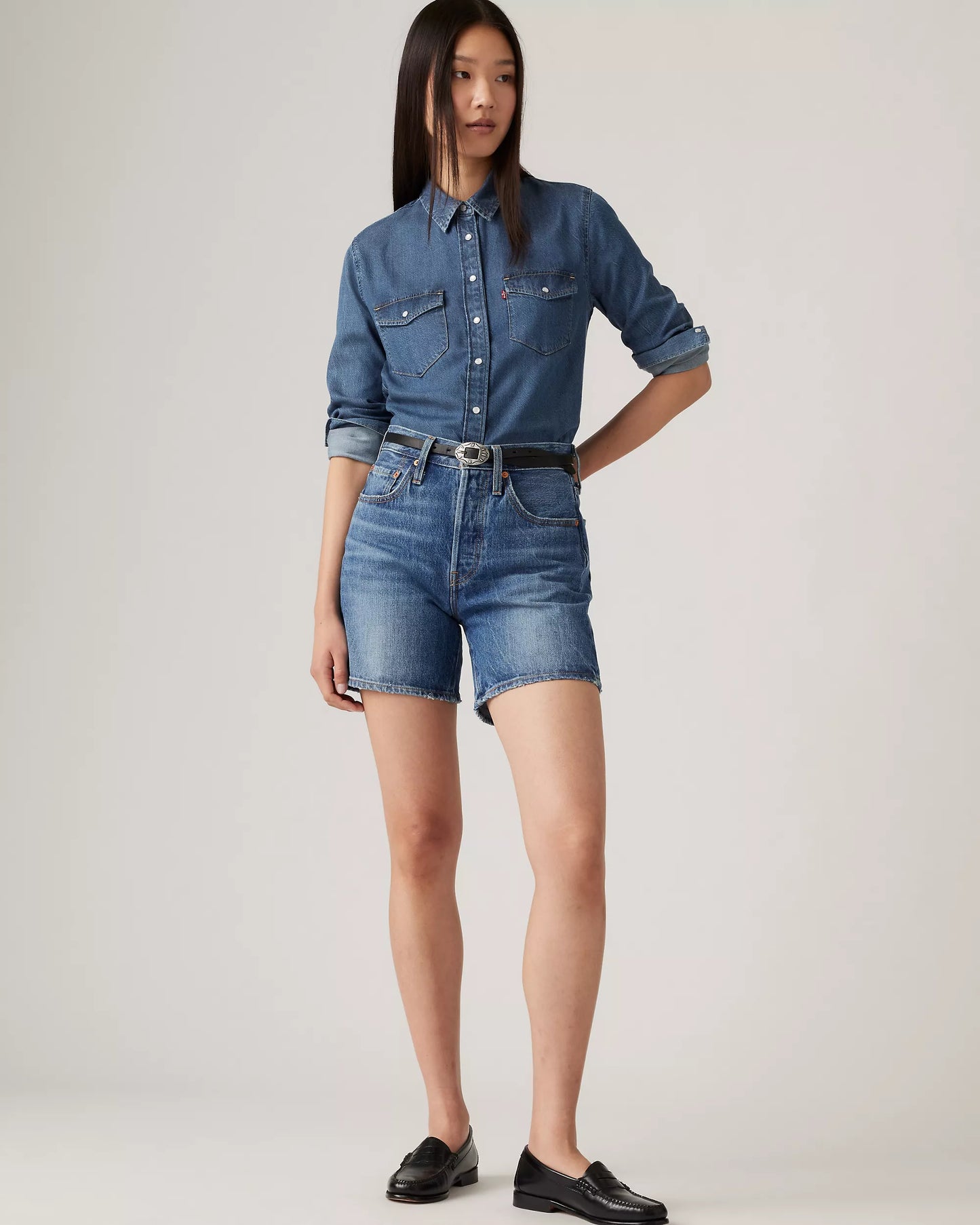 Levi’s / 501 Mid Thigh Short - Blue Beauty (30,31)