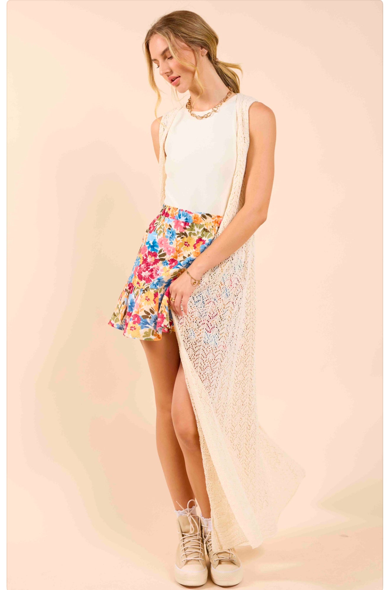 Sadie & Sage / Louise Sleeveless Cardigan