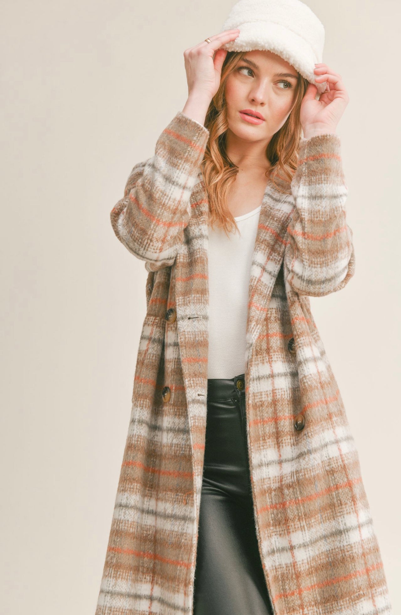 Sadie & Sage / Jodie Plaid Coat