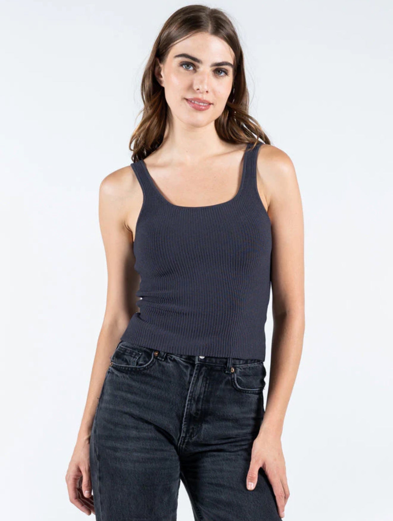 C’est Moi / Ottoman Rib Tank (2 colors)