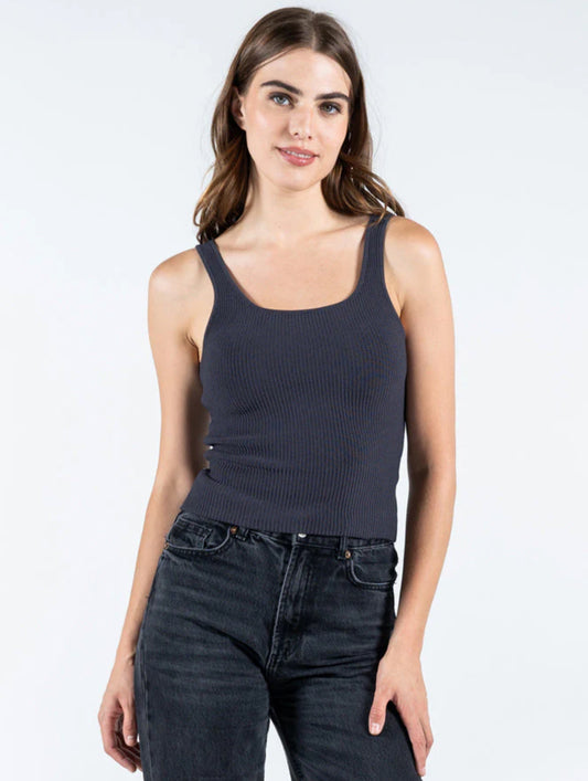 C’est Moi / Ottoman Rib Tank (2 colors)